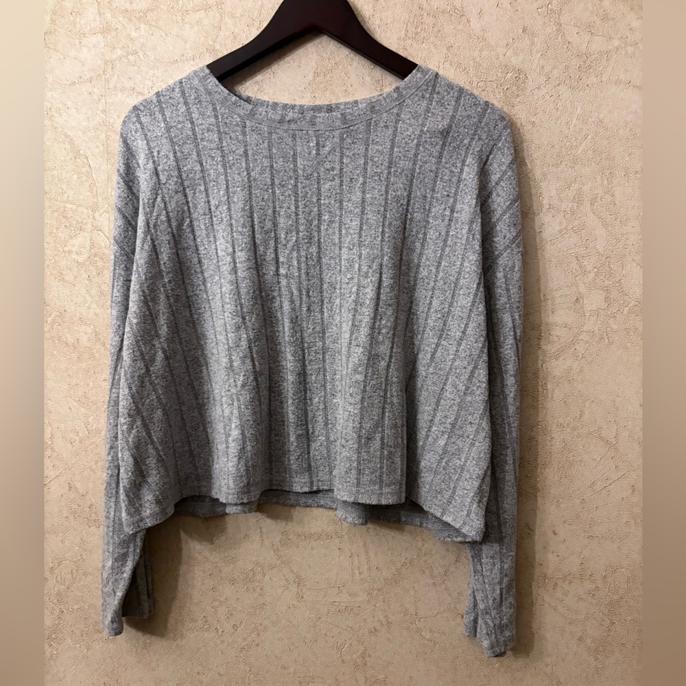 BP Gray Ribbed Pajama Set - Picture 6 of 16
